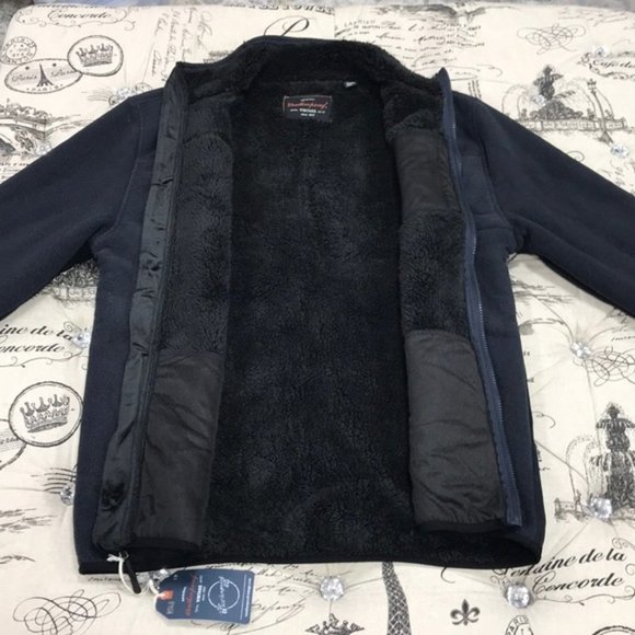 Weatherproof Faux Shearling Lined Funnel Neck Jack - Picture 7 of 10